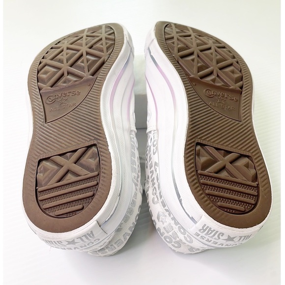 Converse White with Opalescence and Silver Accents (7) - Picture 12 of 16